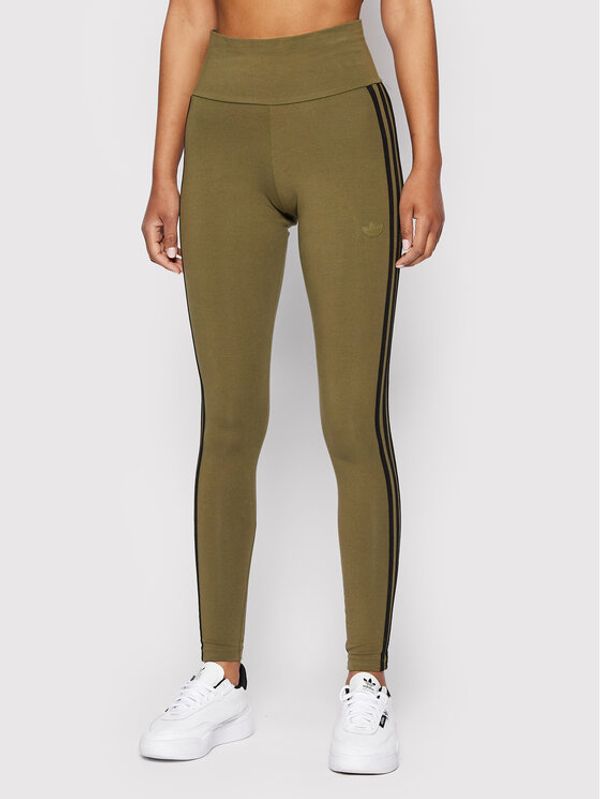 adidas adidas Клин Tights HE9559 Зелен Slim Fit