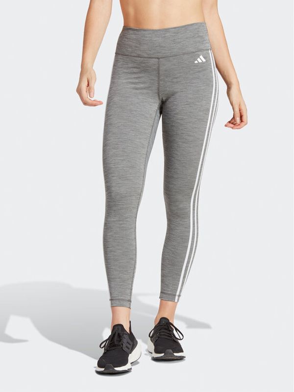 adidas adidas Клин Train Essentials 3-Stripes High-Waisted 7/8 Leggings IC8296 Сив