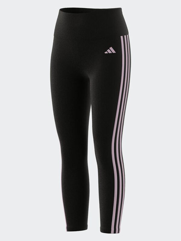adidas adidas Клин Train Essentials AEROREADY 3-Stripes High-Waisted Training Leggings IJ9574 Черен