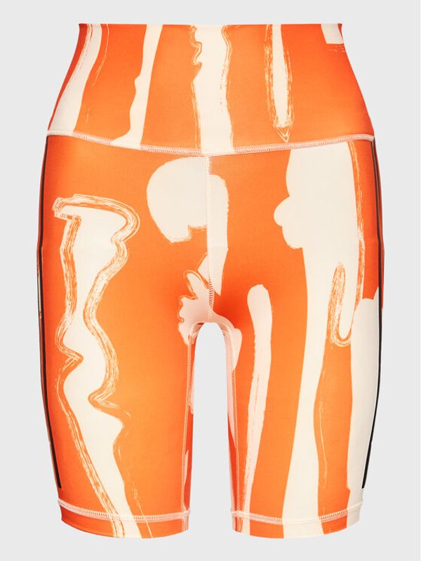 adidas adidas Колоездачни шорти THEBE MAGUGU HN6180 Оранжев Slim Fit