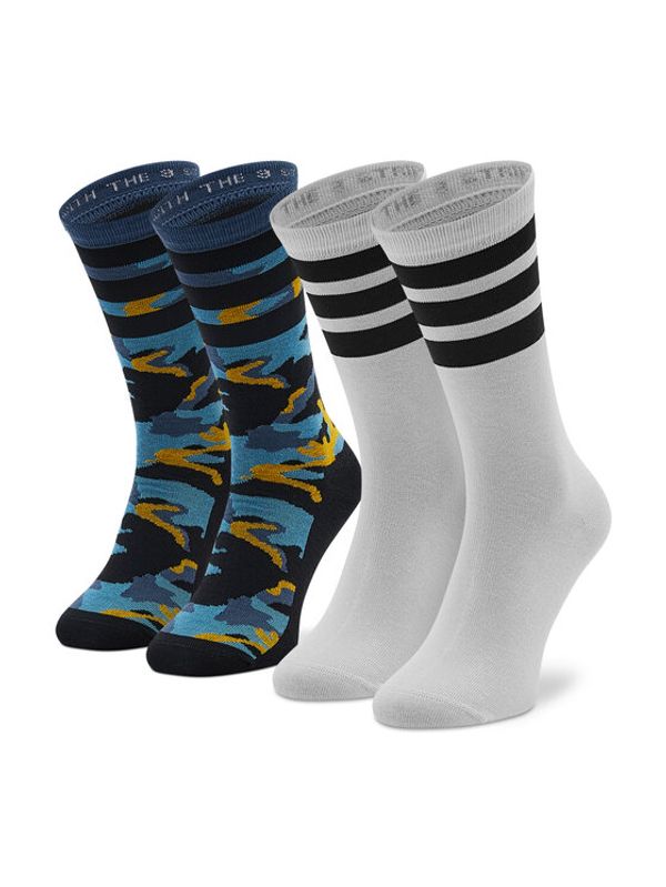 adidas adidas Комплект 2 чифта дълги чорапи мъжки Camo HL9296 Цветен