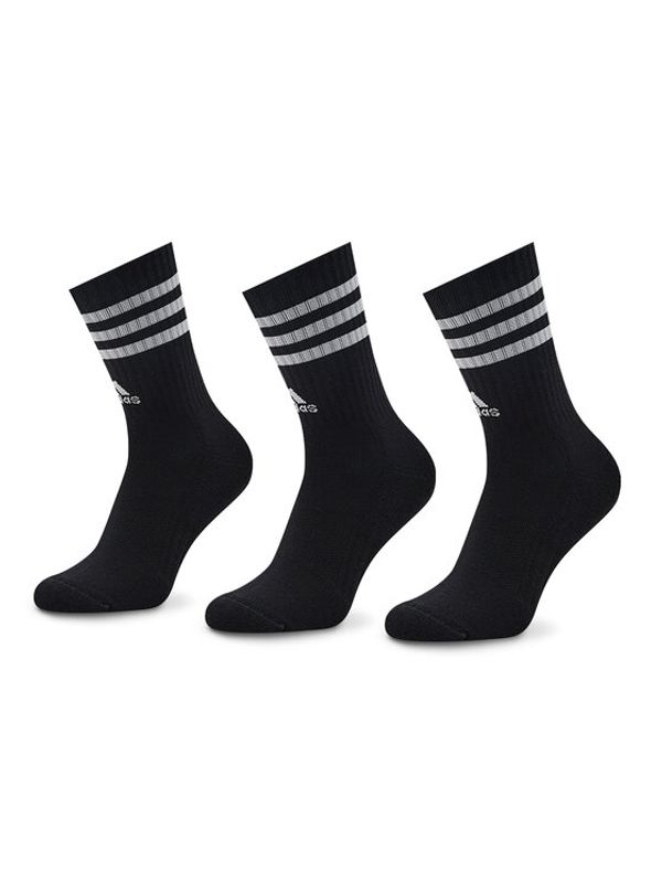 adidas adidas Комплект 3 чифта дълги чорапи мъжки 3-Stripes IC1321 Черен