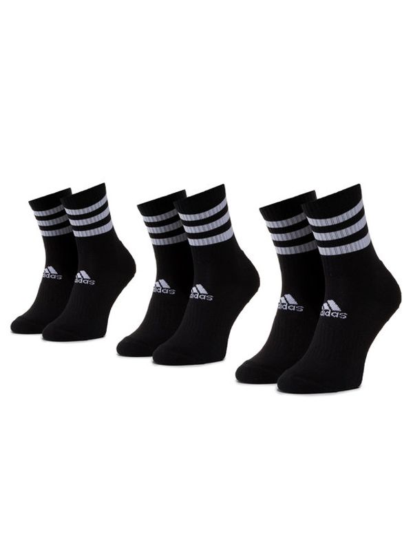 adidas adidas Комплект 3 чифта дълги чорапи мъжки 3s Csh Crw3p DZ9347 Черен