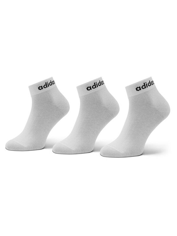adidas adidas Комплект 3 чифта дълги чорапи мъжки HT3451 Бял