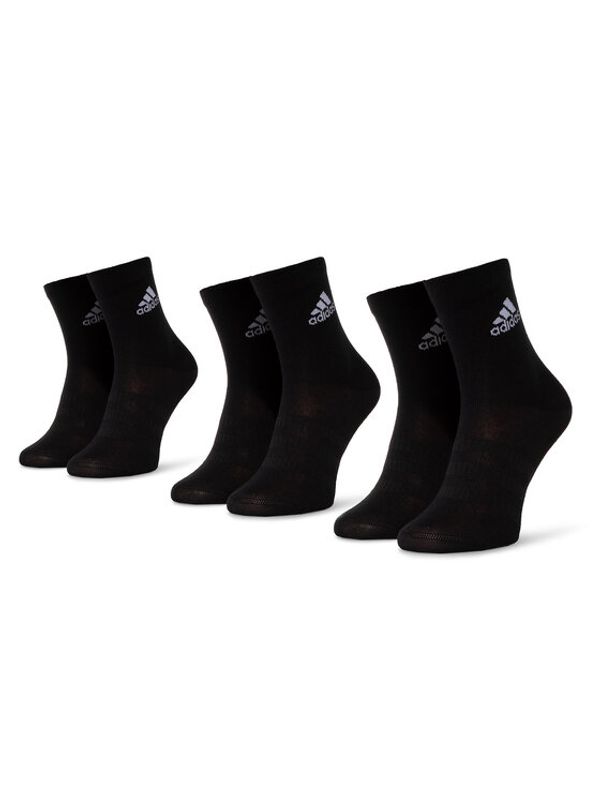 adidas adidas Комплект 3 чифта дълги чорапи мъжки Light Crew 3pp DZ9394 Черен