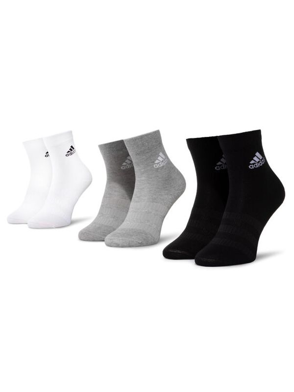 adidas adidas Комплект 3 чифта дълги чорапи мъжки Ligth Crew 3Pp DZ9392 Черен