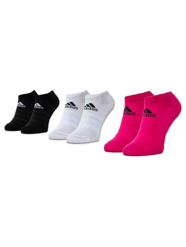 adidas adidas Комплект 3 чифта къси чорапи дамски Cush Low 3PP DZ9386 Бял