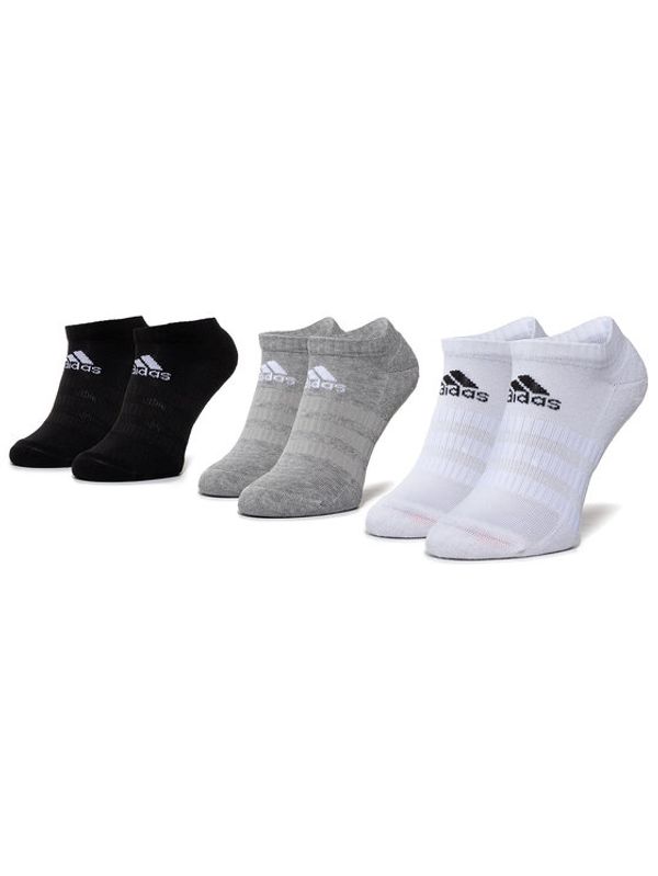 adidas adidas Комплект 3 чифта къси чорапи унисекс Cush Low 3Pp DZ9383 Черен