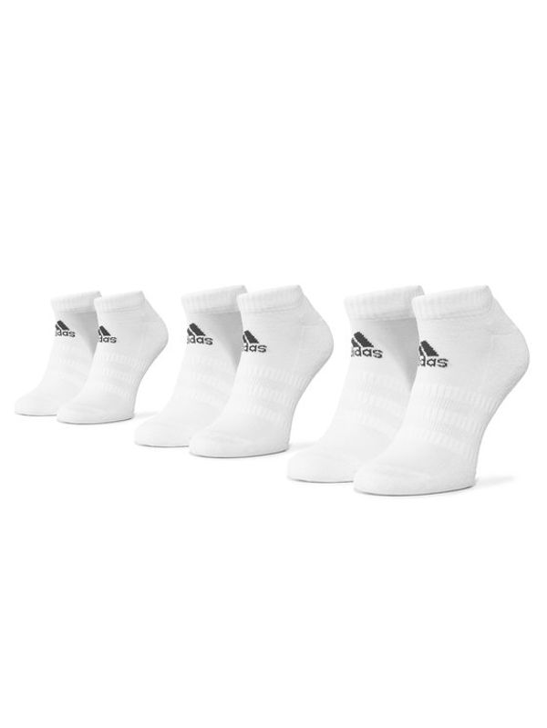 adidas adidas Комплект 3 чифта къси чорапи унисекс Cush Low 3Pp DZ9384 Бял