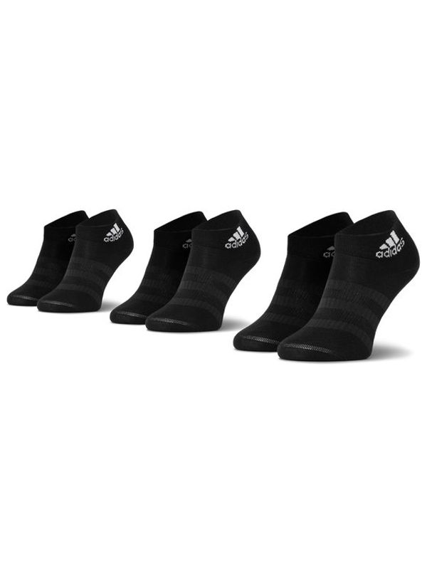 adidas adidas Комплект 3 чифта къси чорапи унисекс Light Ank 3Pp DZ9436 Черен