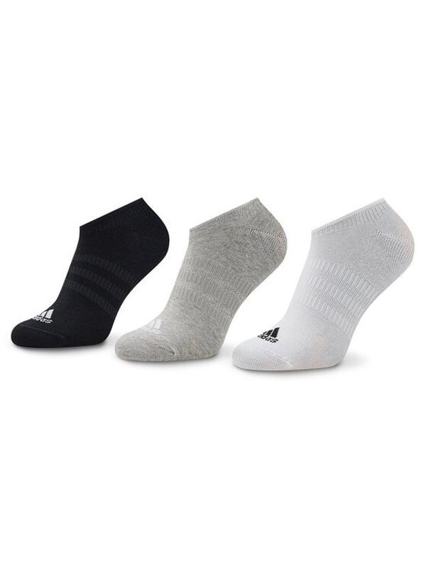 adidas adidas Комплект 3 чифта къси чорапи унисекс Thin And Light IC1328 Цветен