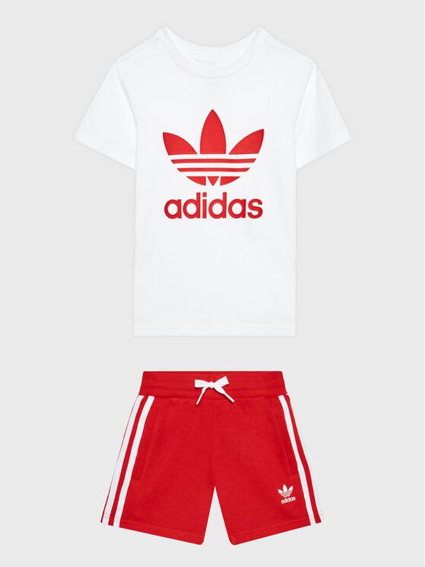 adidas adidas Комплект тишърт и панталонки IB9894 Бял Regular Fit