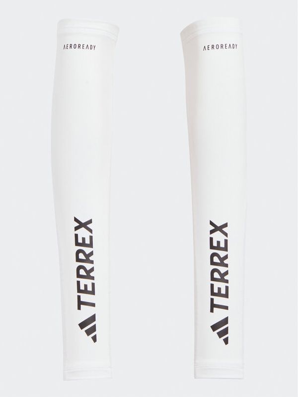 adidas adidas Компресивни ръкави Terrex AEROREADY Trail Running Arm Sleeves HS7981 Бял
