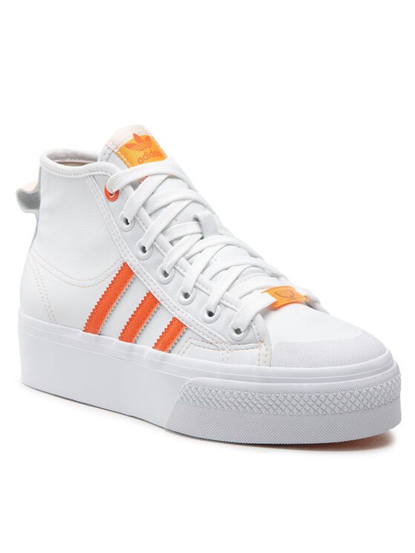adidas adidas Обувки Nizza Platform Mid Her Veg GY1897 Бял