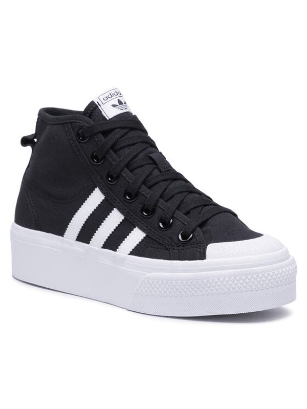 adidas adidas Обувки Nizza Platform Mid W FY2783 Черен