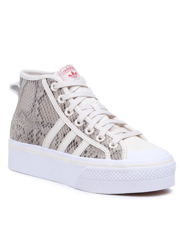 adidas adidas Обувки Nizza Platform Mid W HQ1981 Бежов