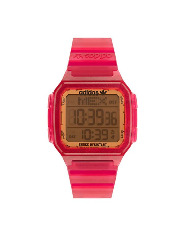 adidas adidas Originals Часовник Street Digital One GMT AOST22052 Розов