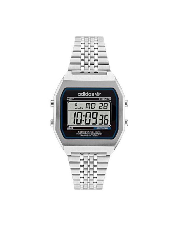 adidas adidas Originals Часовник Street Digital Two AOST22072 Сребрист