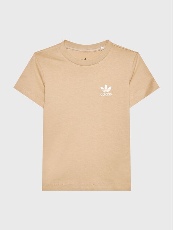 adidas adidas Originals Тишърт adicolor HK7468 Бежов Regular Fit