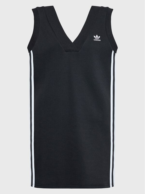 adidas adidas Плетена рокля adicolor Classics HM2134 Черен Relaxed Fit