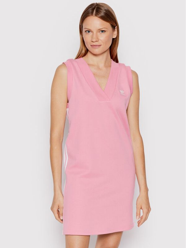 adidas adidas Плетена рокля adicolor Classics HM2135 Розов Regular Fit