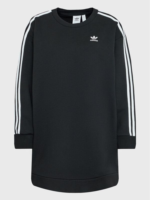 adidas adidas Плетена рокля adicolor HM4688 Черен Relaxed Fit