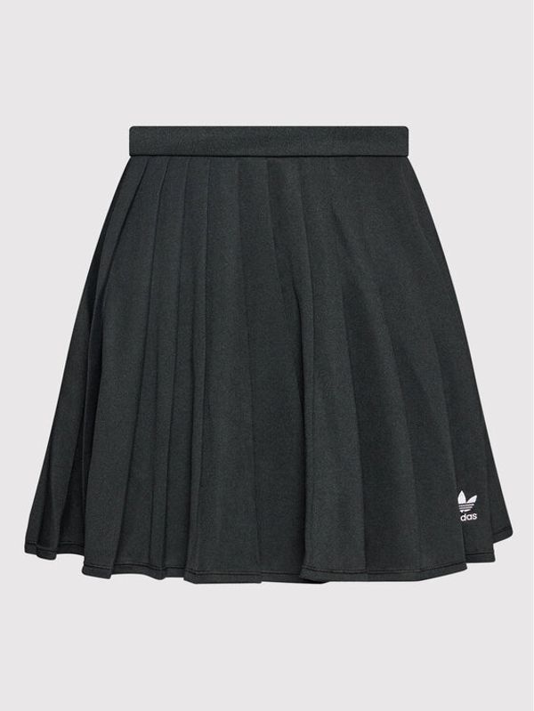 adidas adidas Плисирана пола HC2058 Черен Regular Fit