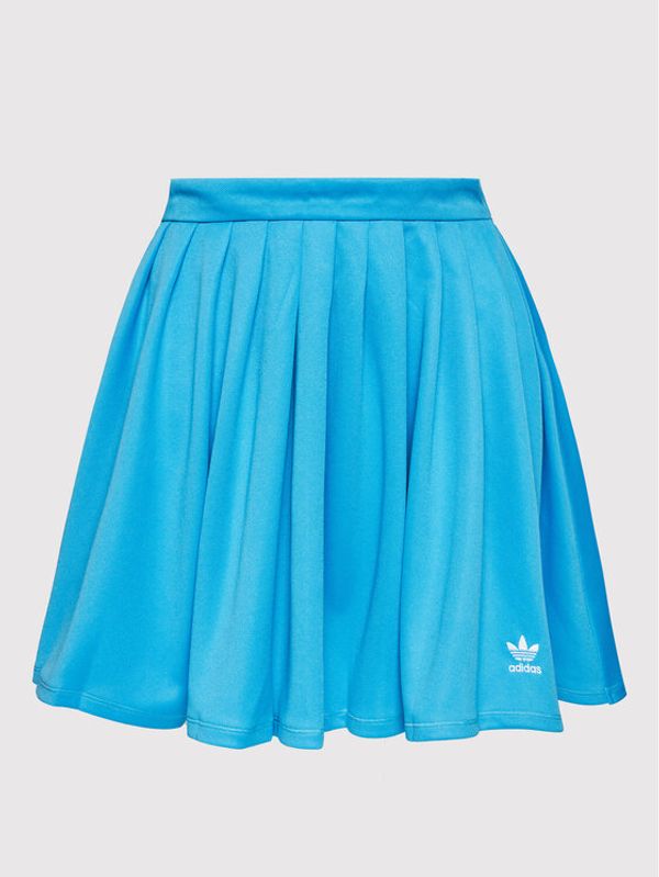 adidas adidas Плисирана пола HC2065 Син Regular Fit