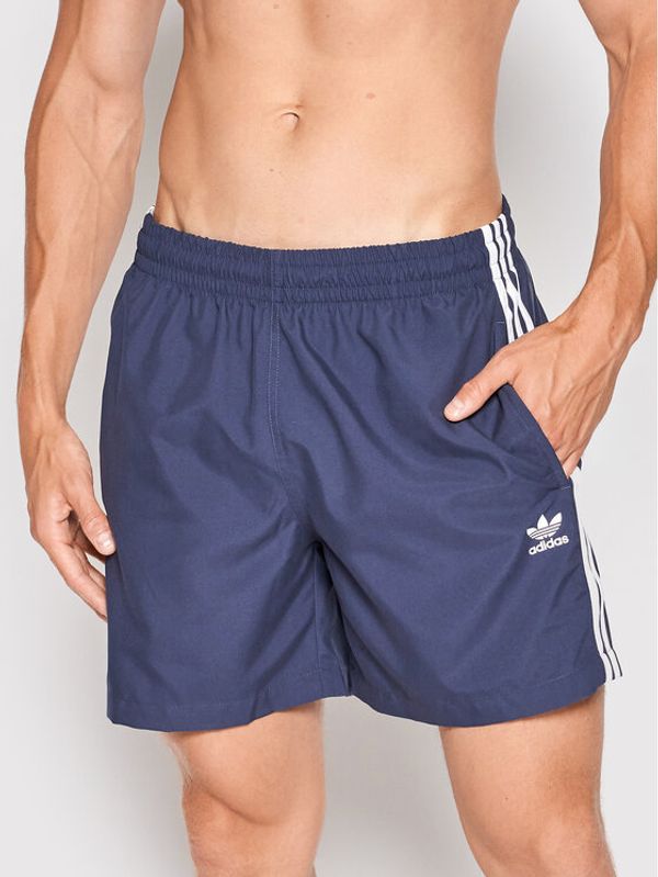 adidas adidas Плувни шорти adicolor Classics 3-Stripes HF2117 Тъмносин Regular Fit