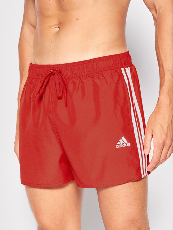 adidas adidas Плувни шорти Classic 3-Stripes HA0391 Червен Regular Fit