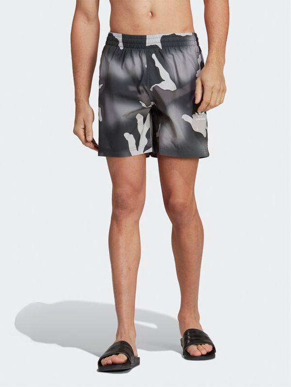 adidas adidas Плувни шорти Originals Camo Swim Shorts HT4415 Черен Regular Fit