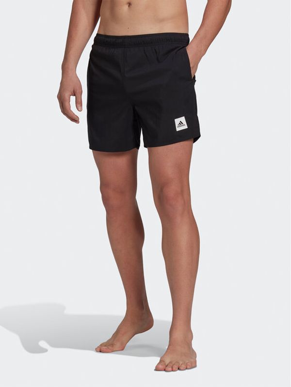 adidas adidas Плувни шорти Short Length Solid Swim Shorts HP1772 Черен Regular Fit