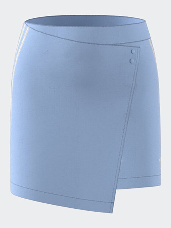 adidas adidas Пола Adicolor Classics 3-Stripes Short Wrapping Skirt IC5476 Син Regular Fit