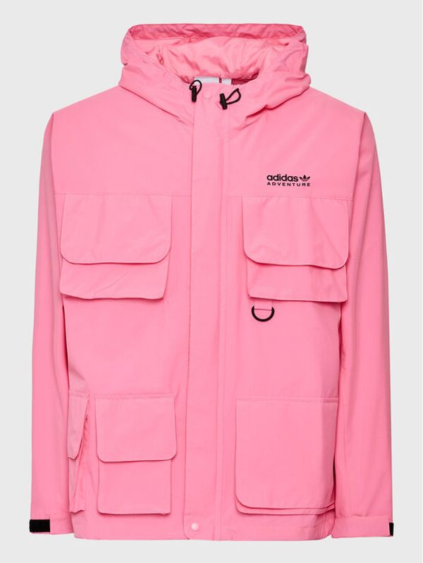 adidas adidas Преходно яке Adventure HK4997 Розов Loose Fit