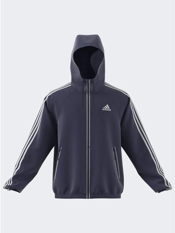 adidas adidas Преходно яке BSC 3-Stripes Wind Jacket HT8753 Син Regular Fit