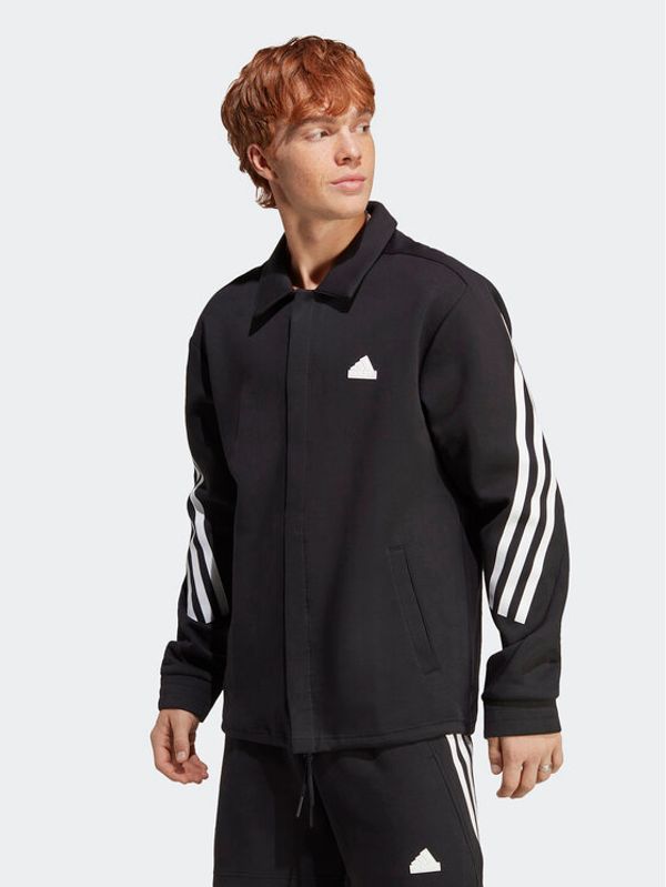 adidas adidas Преходно яке Future Icons 3-Stripes IC6726 Черен Loose Fit