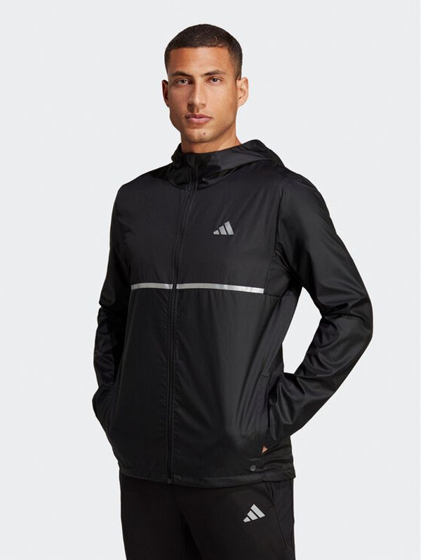 adidas adidas Преходно яке Own the Run Jacket HM8435 Черен Regular Fit