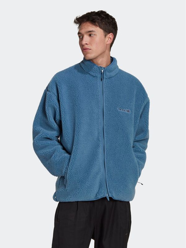 adidas adidas Преходно яке Reclaim Sherpa Jacket HK2770 Син Regular Fit
