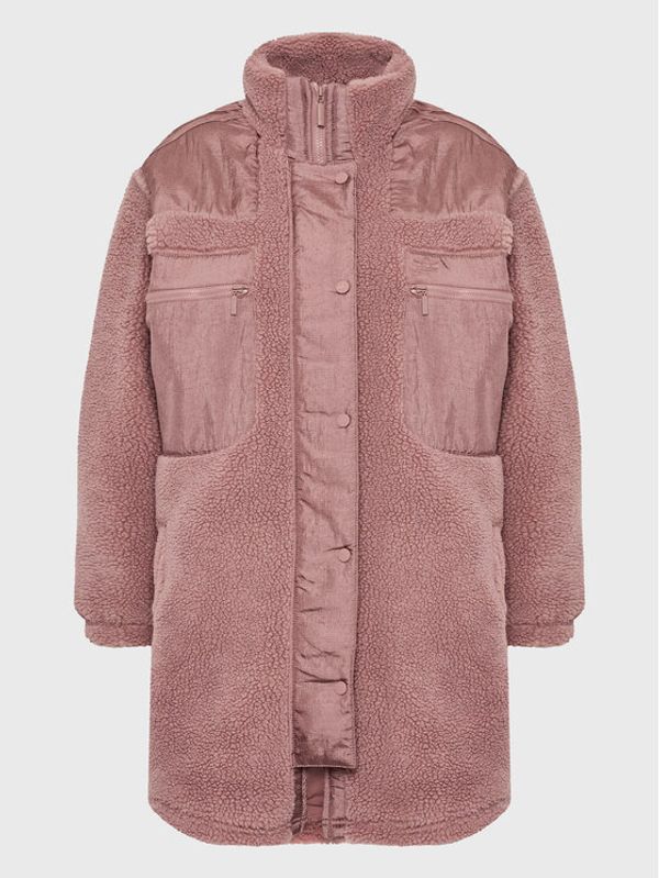 adidas adidas Преходно яке Sherpa HK5257 Розов Regular Fit