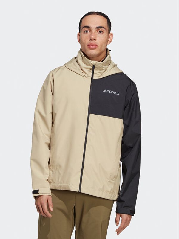 adidas adidas Преходно яке Terrex Multi RAIN.RDY 2-Layer Rain Jacket HN5452 Бежов Regular Fit
