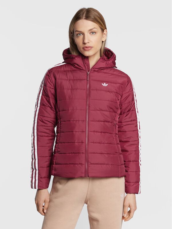 adidas adidas Пухено яке HS6769 Бордо Slim Fit