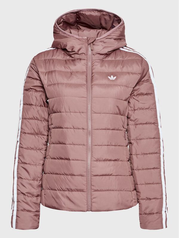 adidas adidas Пухено яке Premium HK5250 Виолетов Slim Fit