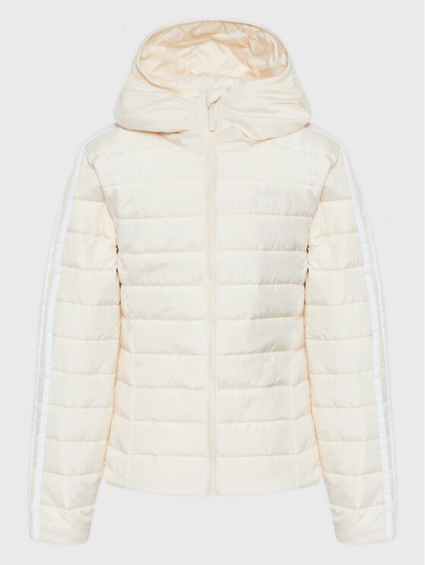 adidas adidas Пухено яке Premium HK5251 Бежов Slim Fit