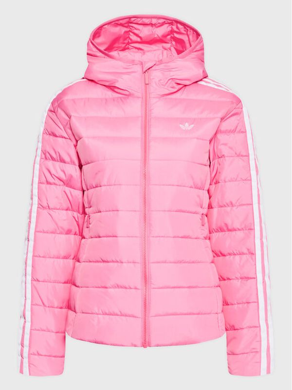 adidas adidas Пухено яке Premium HM2611 Розов Slim Fit
