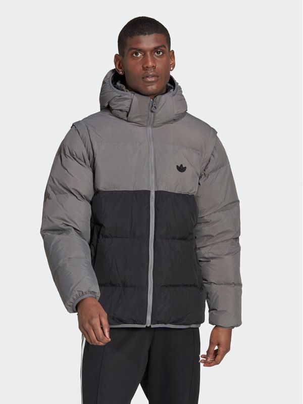 adidas adidas Пухено яке Rifta HL6787 Черен Regular Fit