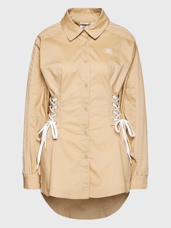 adidas adidas Риза Always Original HK5081 Бежов Loose Fit