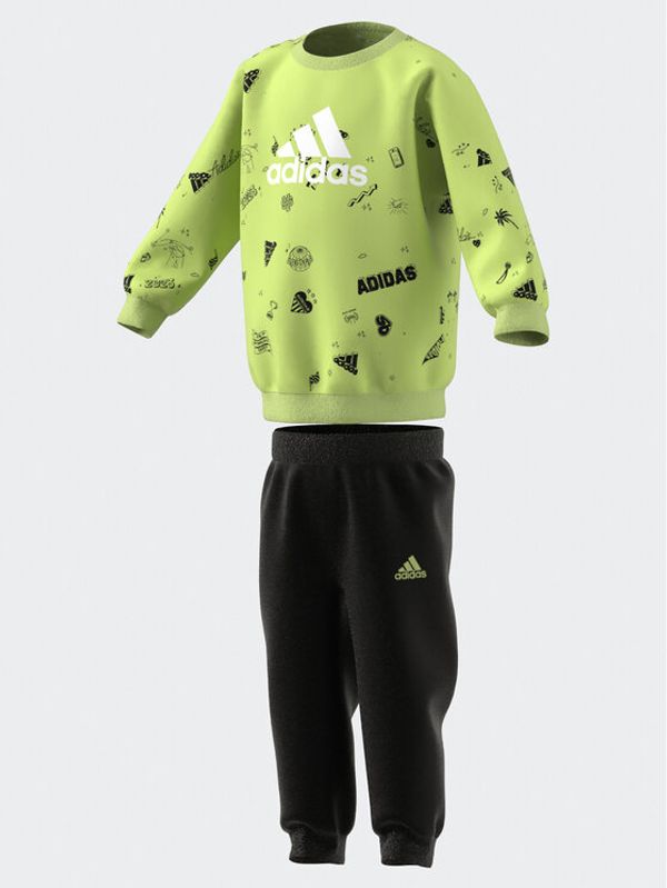 adidas adidas Спортен екип IA1561 Зелен Slim Fit