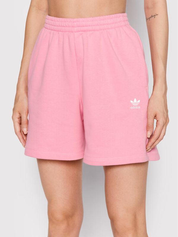 adidas adidas Спортни шорти adicolor Essentials French Terry HM1817 Розов Regular Fit