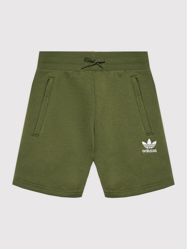 adidas adidas Спортни шорти adicolor HD2063 Зелен Regular Fit