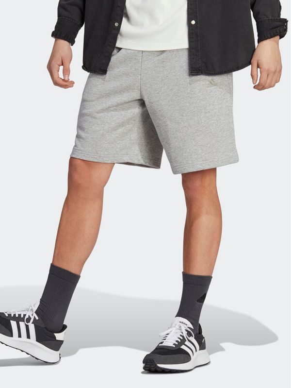 adidas adidas Спортни шорти ALL SZN French Terry Shorts IC9816 Сив Regular Fit
